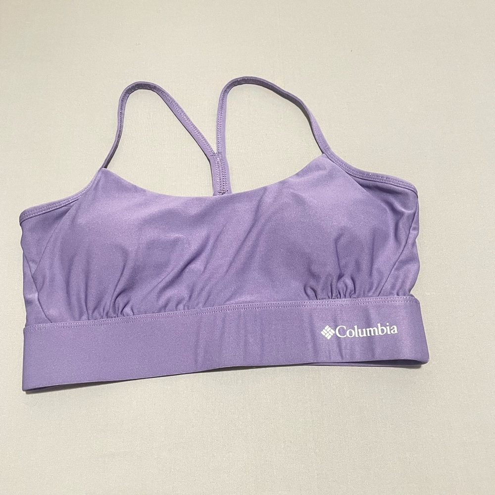 Columbia Lilac Strappy Sports Bra